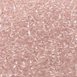 100pcs Czech Fire Polished Faceted Glass Beads Round 3mm Rosaline