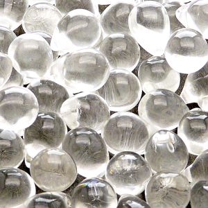 10pcs Czech Pressed Glass Teardrop Beads 10x14mm Crystal