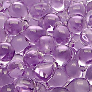 10pcs Czech Pressed Glass Teardrop Beads 10x14mm Alexandrite (20310)