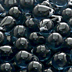 10pcs Czech Pressed Glass Teardrop Beads 10x14mm Montana Sapphire